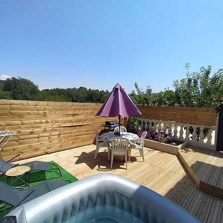 Studio Cosy Avec Terrasse Et Jacuzzi A Disposition De Mai A Aout Rians  Екстериор снимка